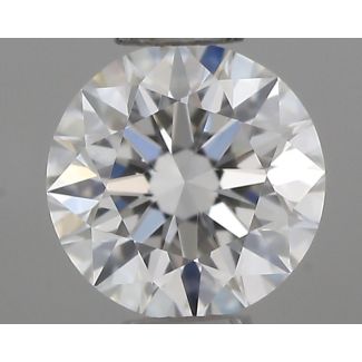 0.34 Carat Round H VVS1 EX GIA Natural Diamond