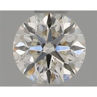 0.31 Carat Round G SI1 EX IGI Natural Diamond