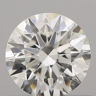 0.4 Carat Round H VVS1 EX IGI Natural Diamond