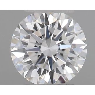 0.21 Carat Round E VVS2 EX GIA Natural Diamond