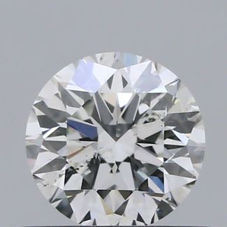 0.5 Carat Round F SI2 VG GIA Natural Diamond