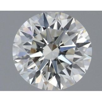 0.72 Carat Round I VVS2 EX GIA Natural Diamond