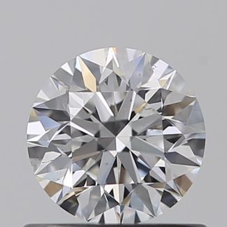 0.60 Carat Round E VS2 EX GIA Natural Diamond