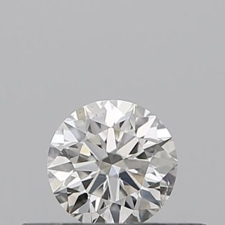 0.23 Carat Round H SI1 EX GIA Natural Diamond