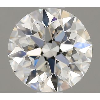 0.9 Carat Round H IF EX GIA Natural Diamond