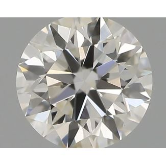 0.31 Carat Round G VVS2 EX IGI Natural Diamond