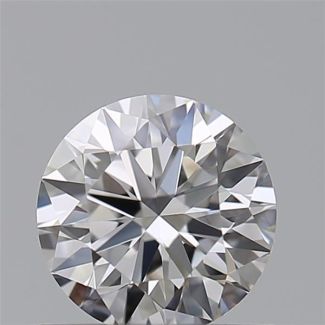 0.56 Carat Round E VVS1 EX GIA Natural Diamond