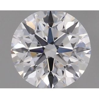 0.57 Carat Round E VVS1 EX GIA Natural Diamond