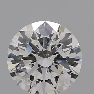 0.40 Carat Round F I1 EX VG GIA Natural Diamond