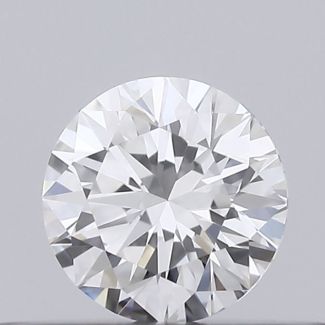 0.23 Carat Round F VVS2 EX GIA Natural Diamond