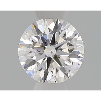 0.30 Carat Round E SI1 EX GIA Natural Diamond