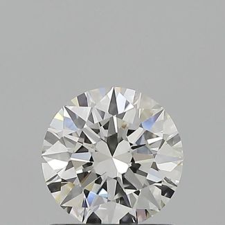 0.84 Carat Round H VVS1 EX GIA Natural Diamond