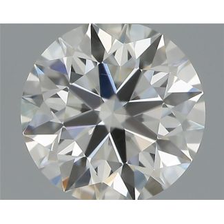 0.56 Carat Round H VS2 EX GIA Natural Diamond