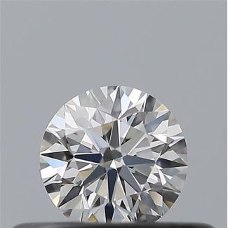 0.26 Carat Round H VVS1 EX GIA Natural Diamond