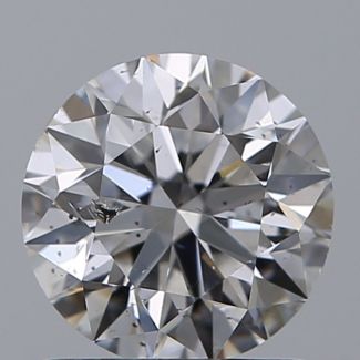 1.00 Carat Round E SI2 EX GIA Natural Diamond