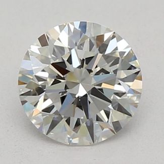 0.45 Carat Round E VVS2 EX GIA Natural Diamond