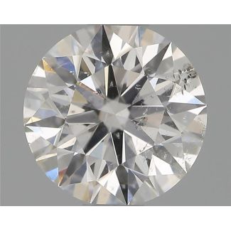 0.70 Carat Round F SI2 EX GIA Natural Diamond