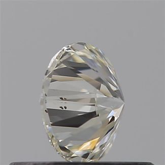 0.40 Carat Round J SI1 EX GIA Natural Diamond