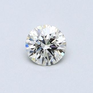 0.38 Carat Round H VS2 EX VG GIA Natural Diamond