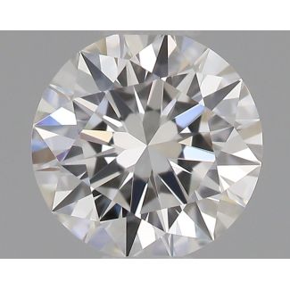 0.34 Carat Round F IF EX GIA Natural Diamond