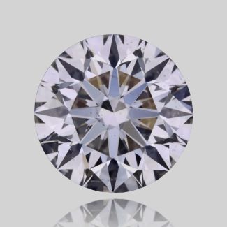 0.6 Carat Round G SI2 EX GIA Natural Diamond