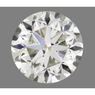 1.00 Carat Round K VS1 GD EX GIA Natural Diamond