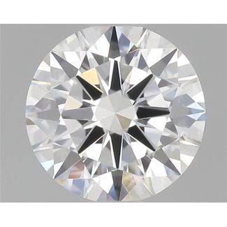 0.5 Carat Round G VVS2 EX GIA Natural Diamond