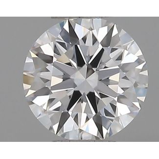 0.45 Carat Round E VVS2 EX GIA Natural Diamond