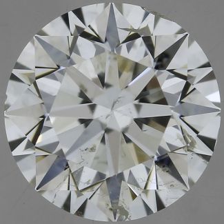 0.70 Carat Round I SI2 EX VG GIA Natural Diamond