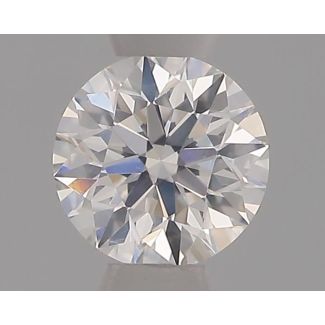 0.32 Carat Round F SI1 VG EX GIA Natural Diamond