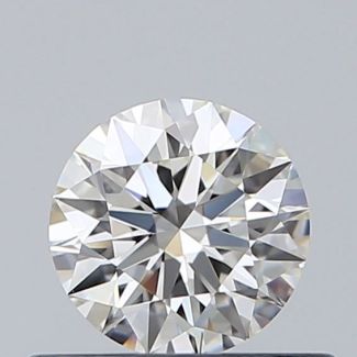 0.41 Carat Round H VS1 EX GIA Natural Diamond