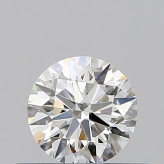 0.36 Carat Round H VS2 EX GIA Natural Diamond