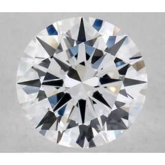 0.58 Carat Round D VVS2 EX VG GIA Natural Diamond