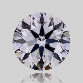 0.6 Carat Round I VVS2 EX GIA Natural Diamond