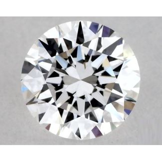 0.4 Carat Round D VVS2 EX GIA Natural Diamond