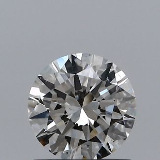 0.70 Carat Round I SI2 VG EX GIA Natural Diamond