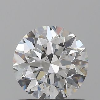 0.8 Carat Round E SI1 VG GIA Natural Diamond