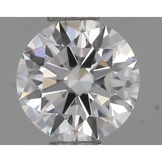 0.46 Carat Round H VVS2 EX GIA Natural Diamond