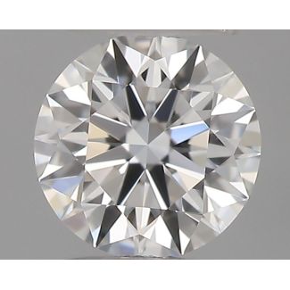 0.18 Carat Round F VVS1 EX GIA Natural Diamond