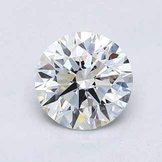 1.0 Carat Round H VVS1 EX GIA Natural Diamond