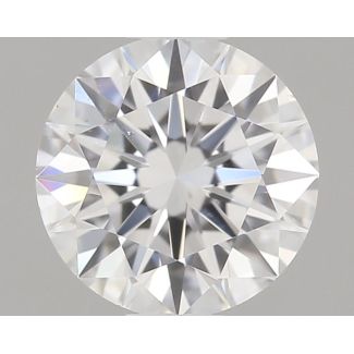 0.5 Carat Round D VS2 EX GIA Natural Diamond