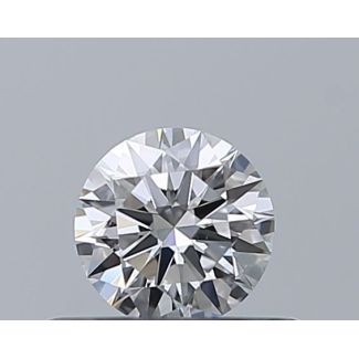 0.32 Carat Round D VS2 EX GIA Natural Diamond