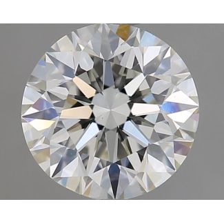 0.95 Carat Round H VS2 EX GIA Natural Diamond