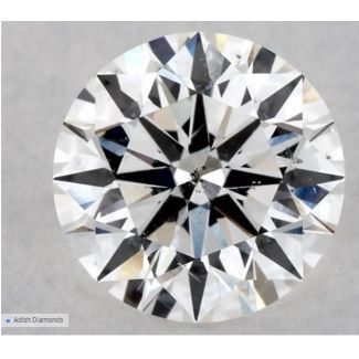 0.75 Carat Round E SI2 EX VG GIA Natural Diamond