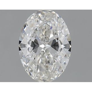 0.91 Carat Oval H SI1 - EX VG GIA Natural Diamond