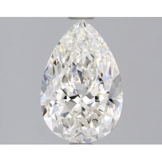 1.5 Carat Pear H SI1 - EX GIA Natural Diamond