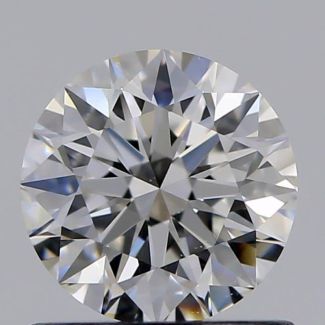 0.72 Carat Round F VS1 EX GIA Natural Diamond