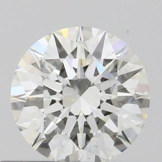 0.52 Carat Round F VS2 EX IGI Natural Diamond