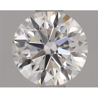 0.51 Carat Round H VS1 EX VG GIA Natural Diamond