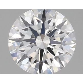 0.47 Carat Round G VVS2 EX VG GIA Natural Diamond